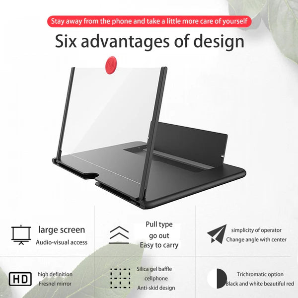 3D HD Screen Magnifier & Phone Holder