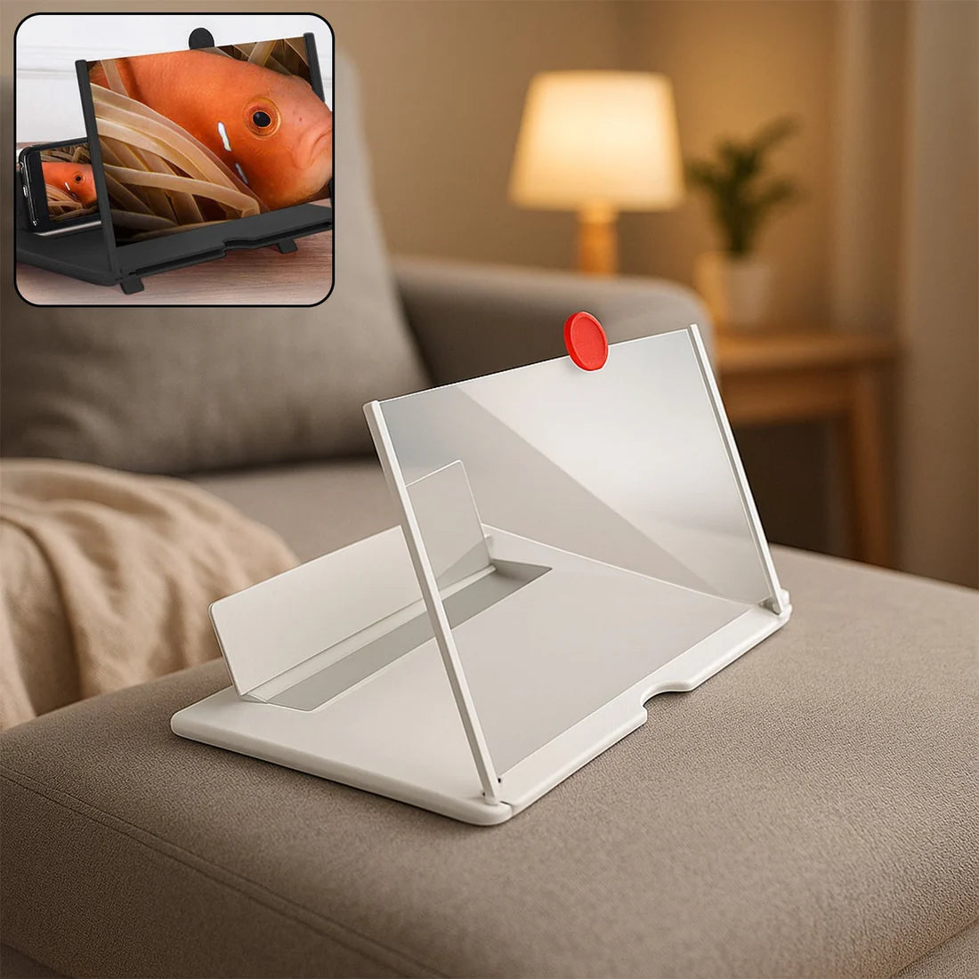 3D HD Screen Magnifier & Phone Holder