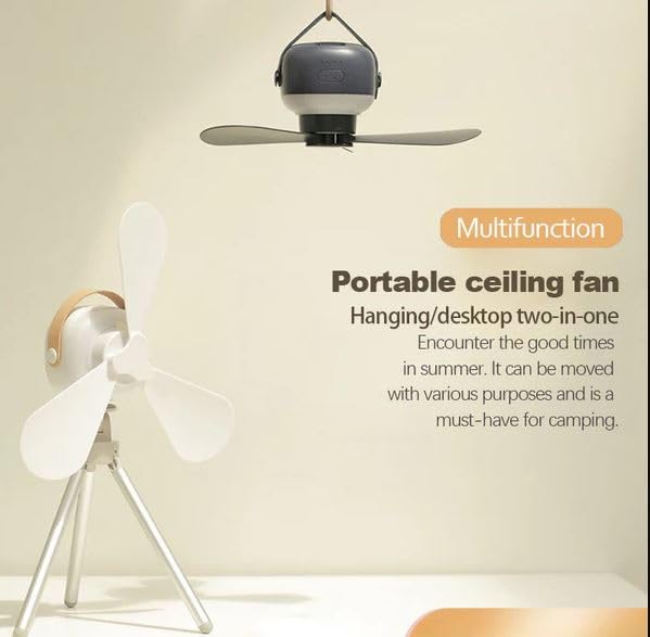 Portable Ceiling Fan with Remote Control