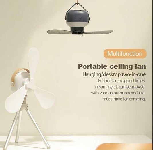 Portable Ceiling Fan with Remote Control
