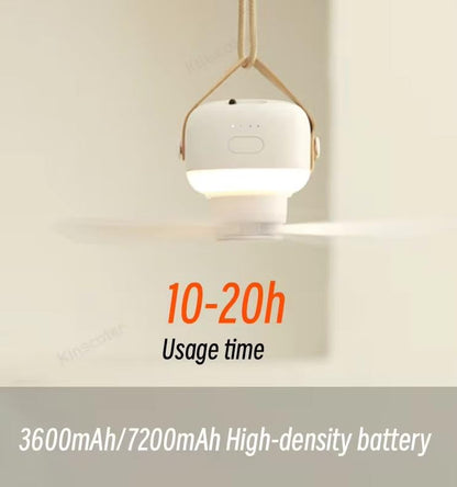Portable Ceiling Fan with Remote Control