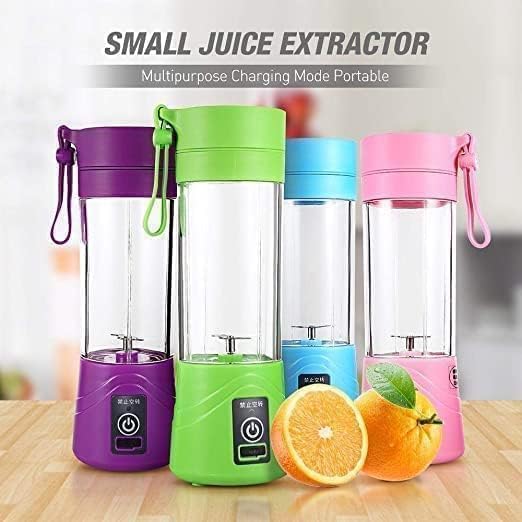 Portable 6-Blade Juicer Blender with Built-In Jar Juice Mixer Bottle