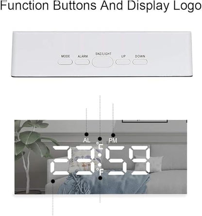 Digital Alarm Clock, LED Display Clock