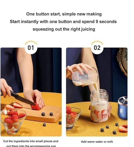 Portable Personal Blender Bottle