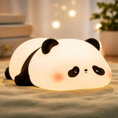 Sleeping Panda Touch Silicone Night Lamp