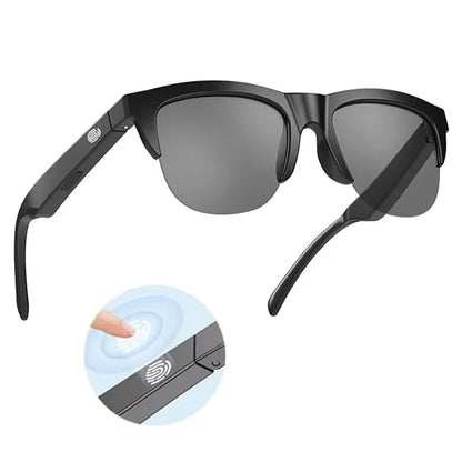 Unisex Bluetooth Rectangular Sunglasses