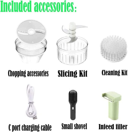 4-in-1 Electric Vegetable Cutter