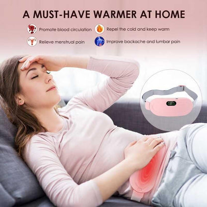 Period Cramp Relief Heating Pad Pain Device