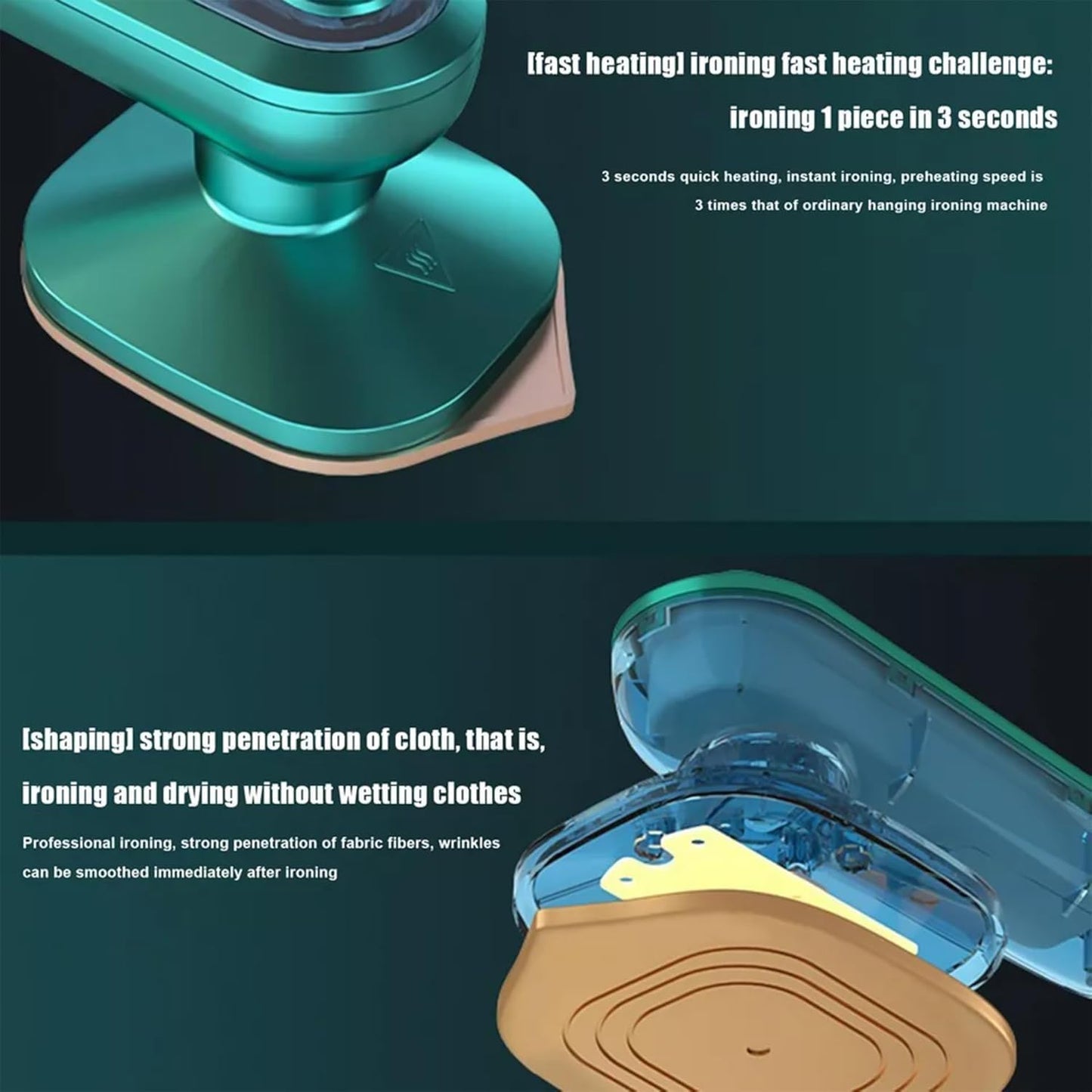 Mini Portable Handheld Steam Iron with Spray