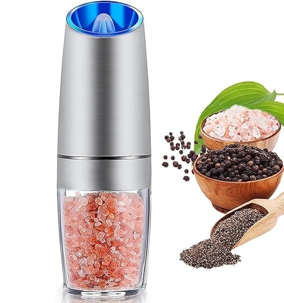 Electric Pepper and Salt Grinder Set