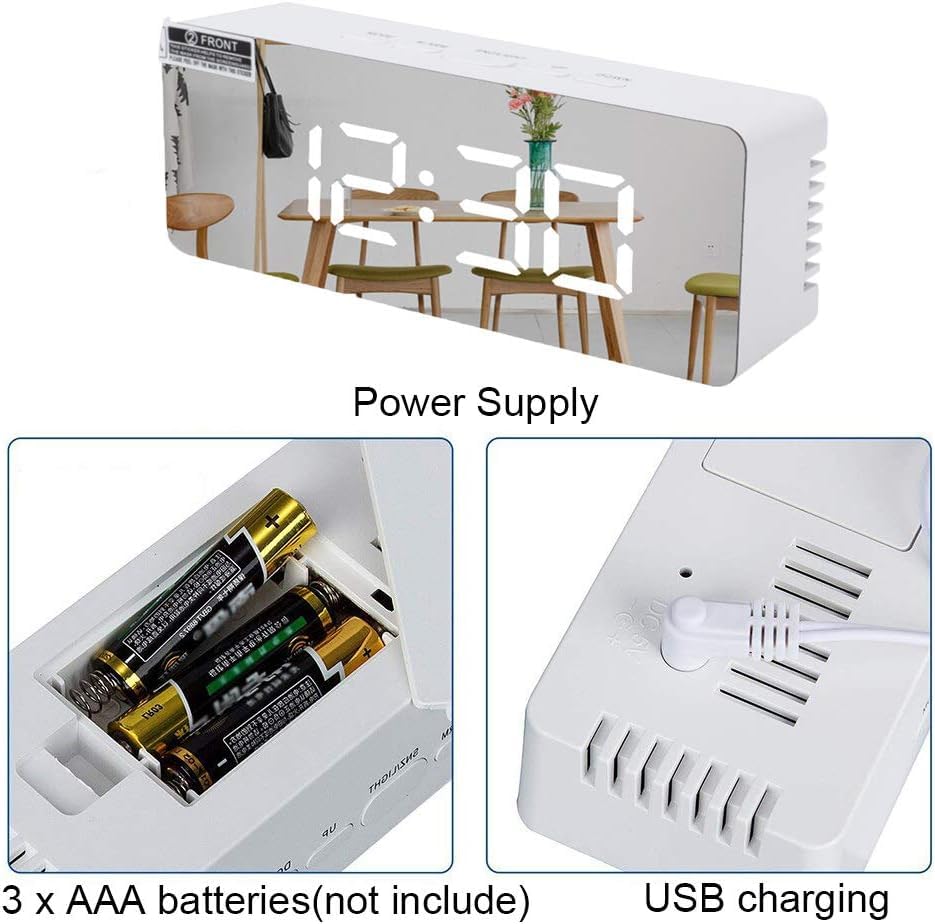 Digital Alarm Clock, LED Display Clock