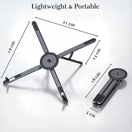Adjustable Laptop Stand for Desk Foldable Aluminium