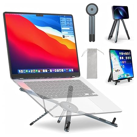Adjustable Laptop Stand for Desk Foldable Aluminium