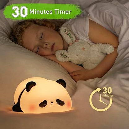 Sleeping Panda Touch Silicone Night Lamp