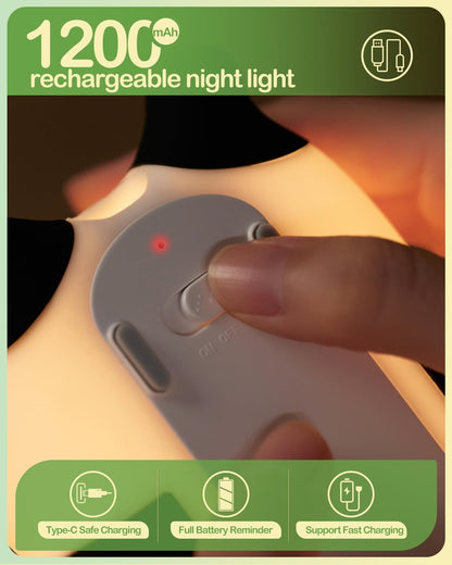 Sleeping Panda Touch Silicone Night Lamp