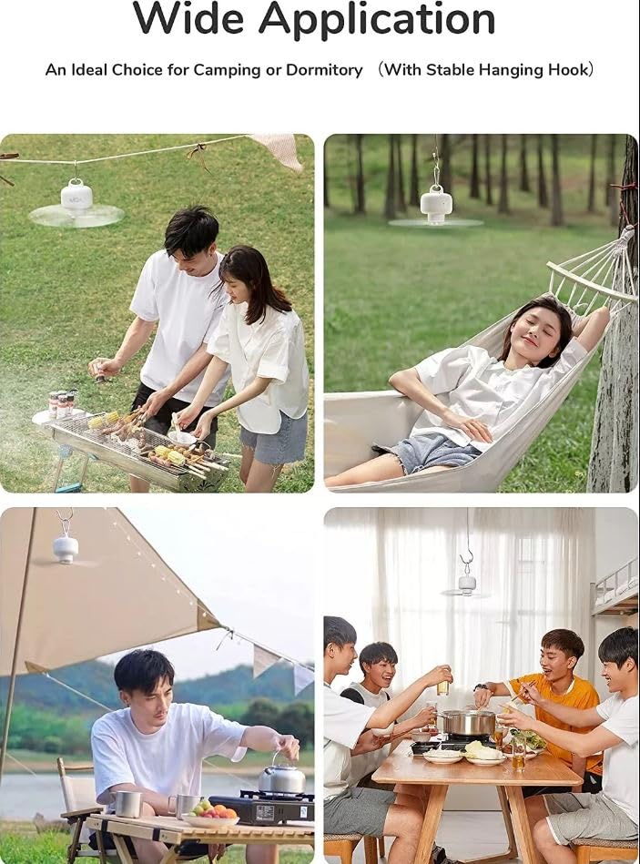 Portable Ceiling Fan with Remote Control