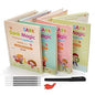 Sank Magic Practice Copybook(4 Book + 10 Refill)