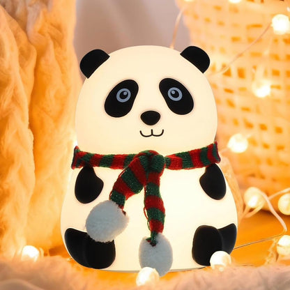 Rechargeable Silicone Panda Night Light for Kids