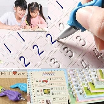 Sank Magic Practice Copybook(4 Book + 10 Refill)