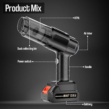 3-in-1  Portable Car Vacuum Cleaner
