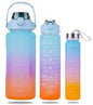 3 Piece Set Motivational Water Bottle