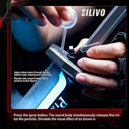 Rechargeable LED Sword with Smoke & Spark Effects