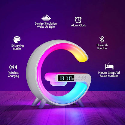 G shape Wireless Charger Lamp