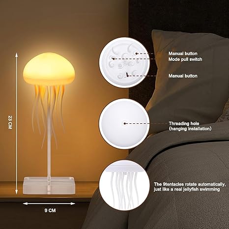 Jellyfish LED Night Light Lamp
