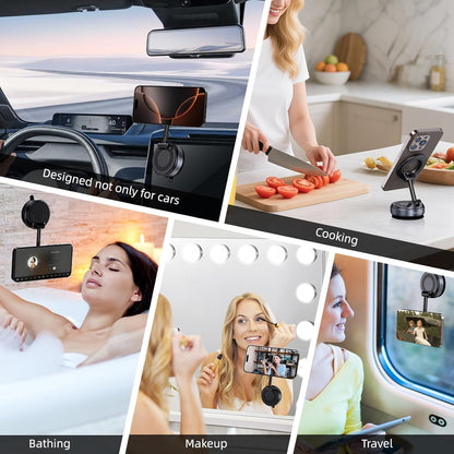 Vacuum Magnetic Car Phone Holder