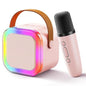 Rechargeable Bluetooth Karaoke Speaker with Wireless Microphone