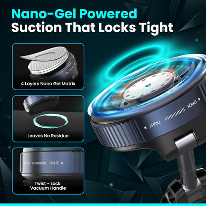 Vacuum Magnetic Car Phone Holder