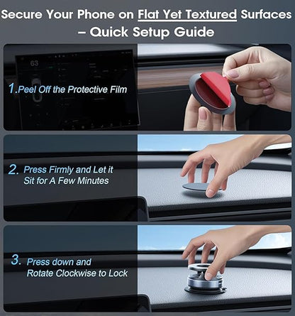 Vacuum Magnetic Car Phone Holder