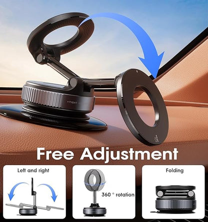Vacuum Magnetic Car Phone Holder