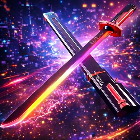 Rechargeable LED Sword with Smoke & Spark Effects