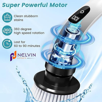 9 in 1 Electric Spin Scrubber