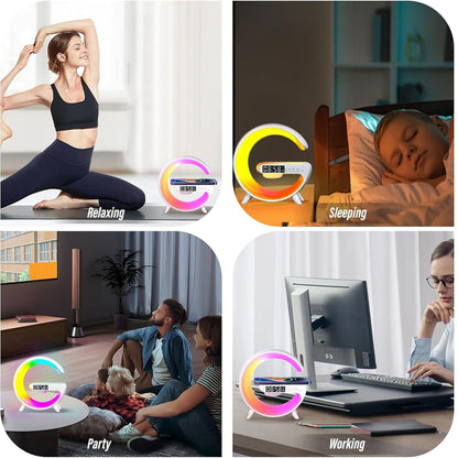 G shape Wireless Charger Lamp