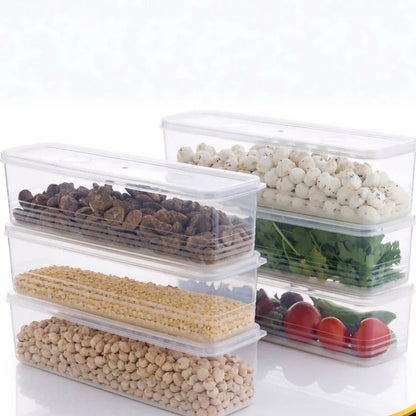 Airtight Plastic Food Storage Containers 1000 ml  - 6 Pack