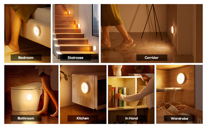 Motion Sensor Light for Home with USB Charging Wireless