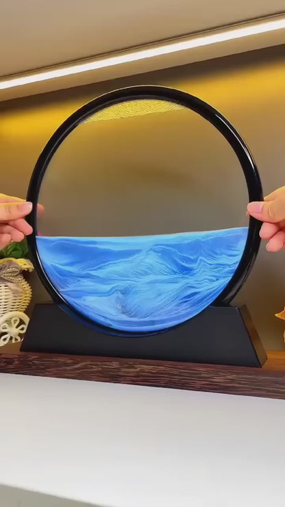 3D Dynamic Sand Picture Frame 8 inch, Moving Sand Art