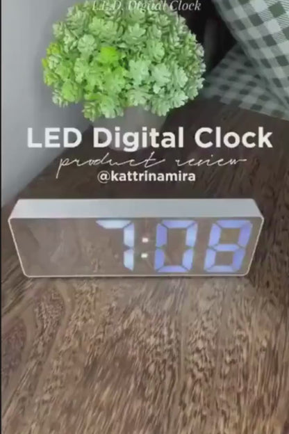Digital Alarm Clock, LED Display Clock