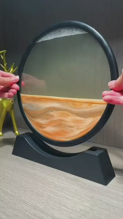 3D Dynamic Sand Picture Frame 8 inch, Moving Sand Art